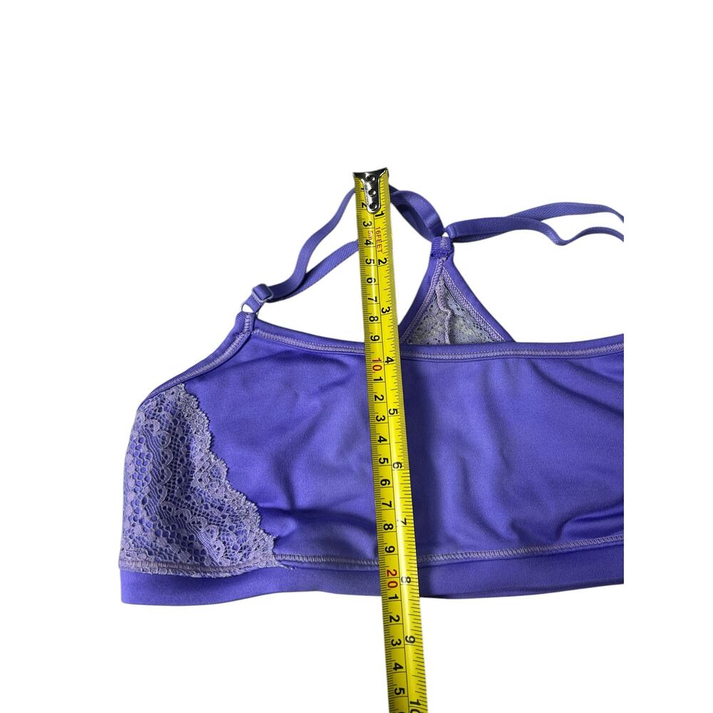 Aerie Purple Sports Bra Size Medium M Adjustable Straps - Picture 5 of 5